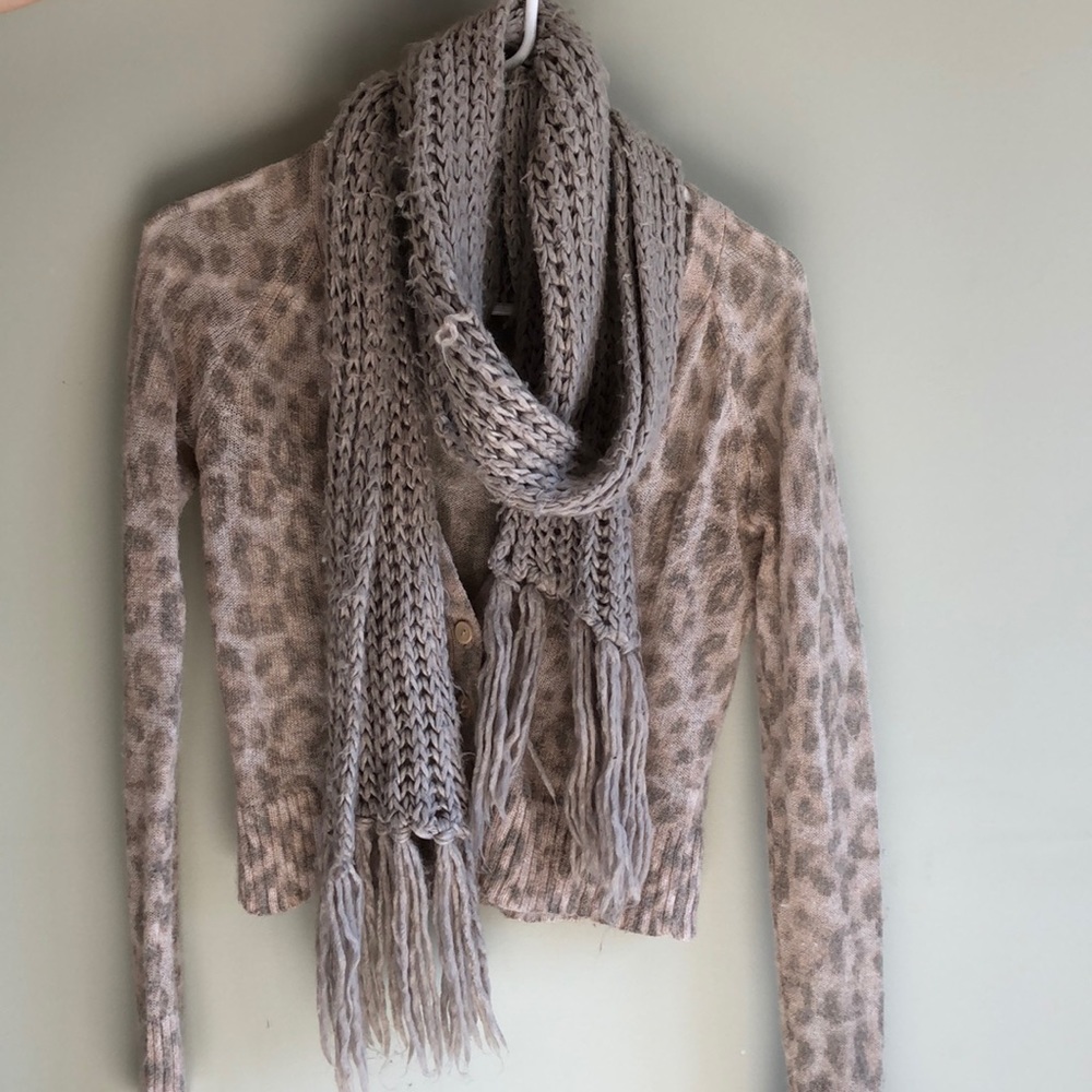 Banana Republic Cheetah Print Cardigan